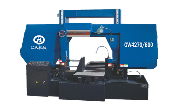 宋洛乡GW4270/800双柱龙门卧式带锯床